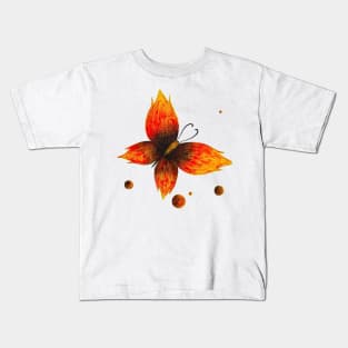 Burning Butterfly Kids T-Shirt